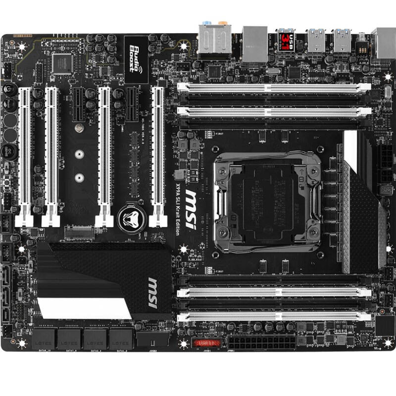 微星(msi)x99a sli krait edition主板 (intel x99/lga2011-3)