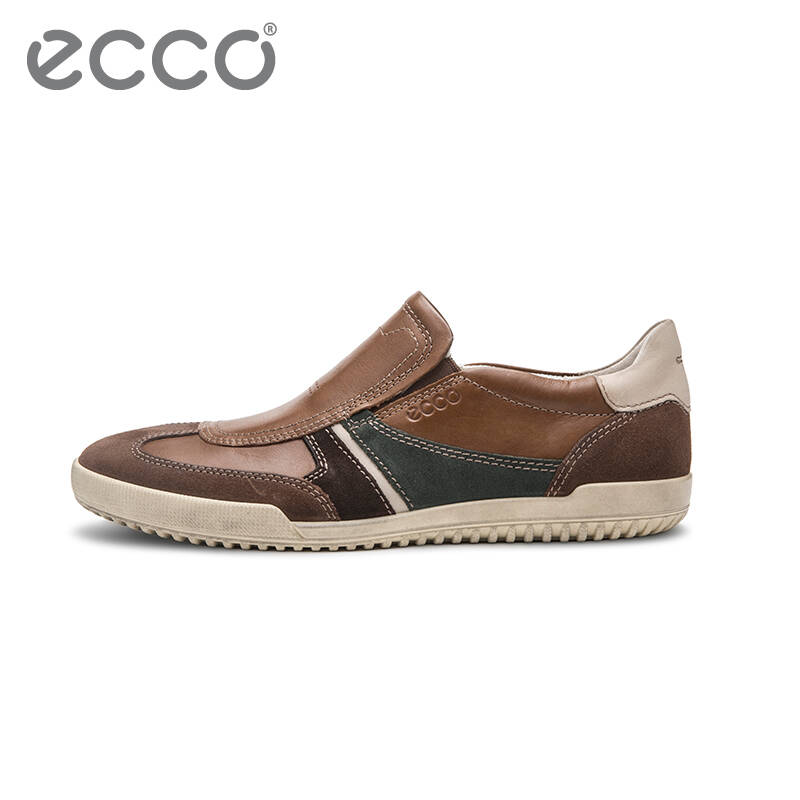爱步ecco 2015春夏新品 现代休闲一脚套 格拉姆 501114 可可棕59144