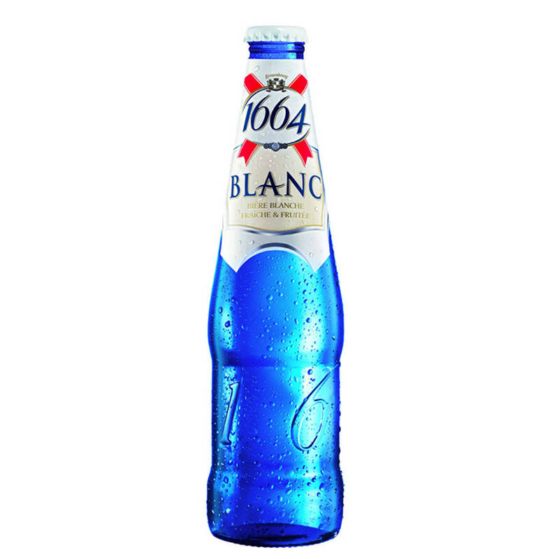 法国kronenbourg 克伦堡凯旋1664白啤酒 进口1664白啤