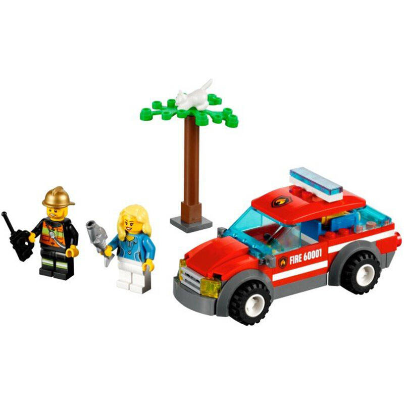 乐高(lego)city城市系列 拼装积木 儿童益智玩具 消防指挥车l60001