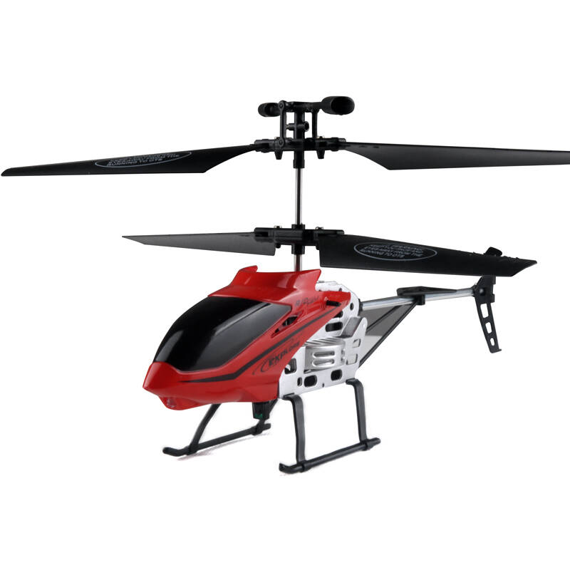 福 专业航模直升机遥控飞机 耐摔充电儿童玩具 红色飞机