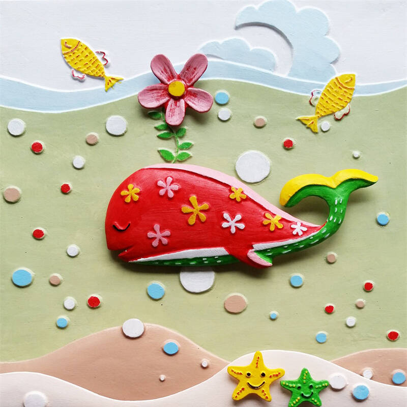 黏土手工制作海底世界图片_手工小制作