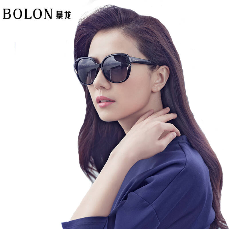 暴龙眼镜(bolon) 太阳镜女款 防紫外线修饰脸型时尚偏光太阳镜bl2511