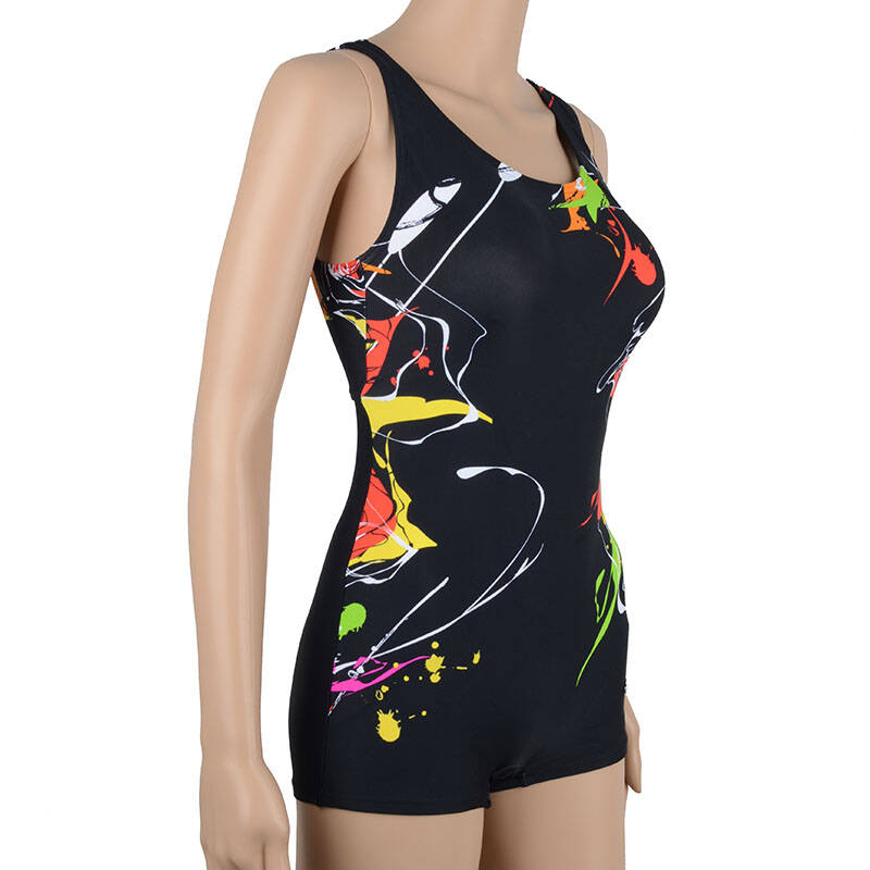 2016新款 英发连体泳衣 游泳衣女式平角泳装修身显瘦泡温泉y1516