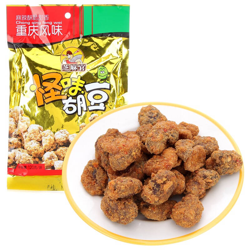 【京东超市】芝麻官 怪味胡豆120g