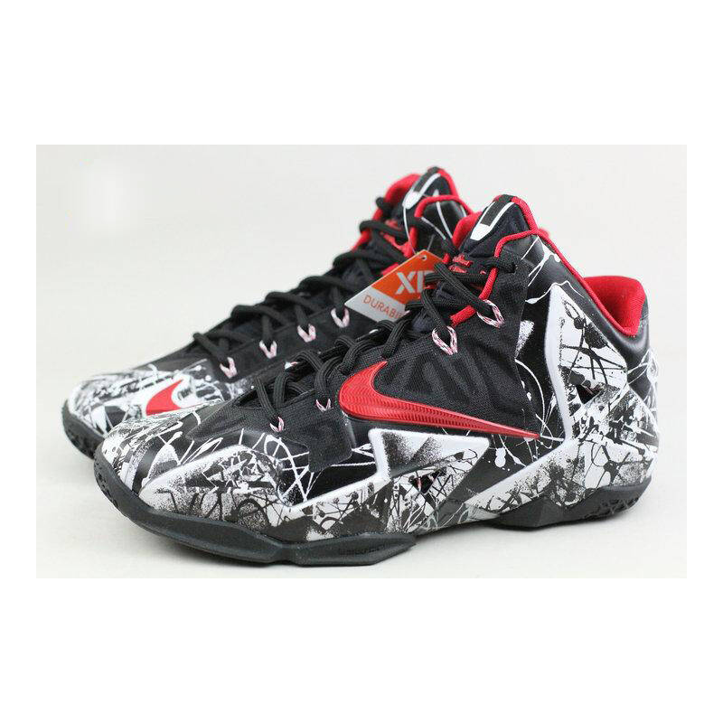 耐克nike lebron lbj11詹姆斯11男子篮球鞋626374 626374-100涂鸦 42.