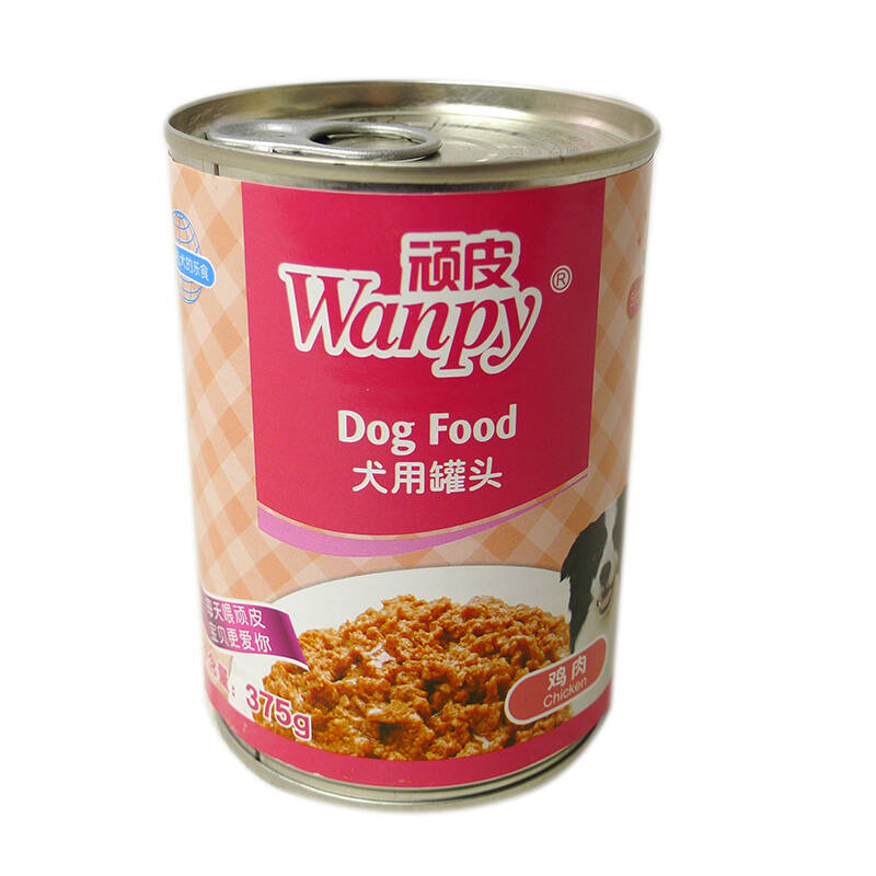 wanpy顽皮鸡肉罐头 鸡肉味狗罐头 犬用鸡肉湿犬粮罐头