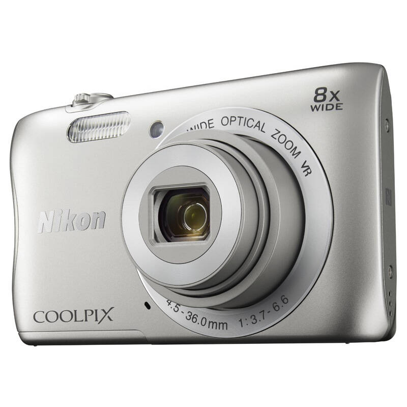 尼康(nikon) coolpix s3700 便携数码相机 银色(2005万像素 2.