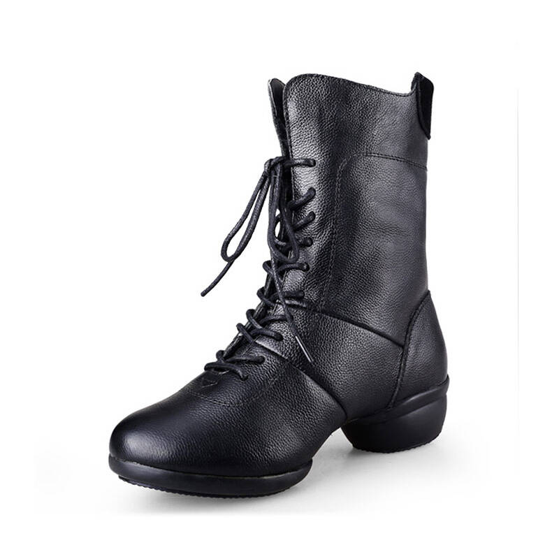2015年冬季女士广场舞蹈鞋 广场舞靴 经典黑 36