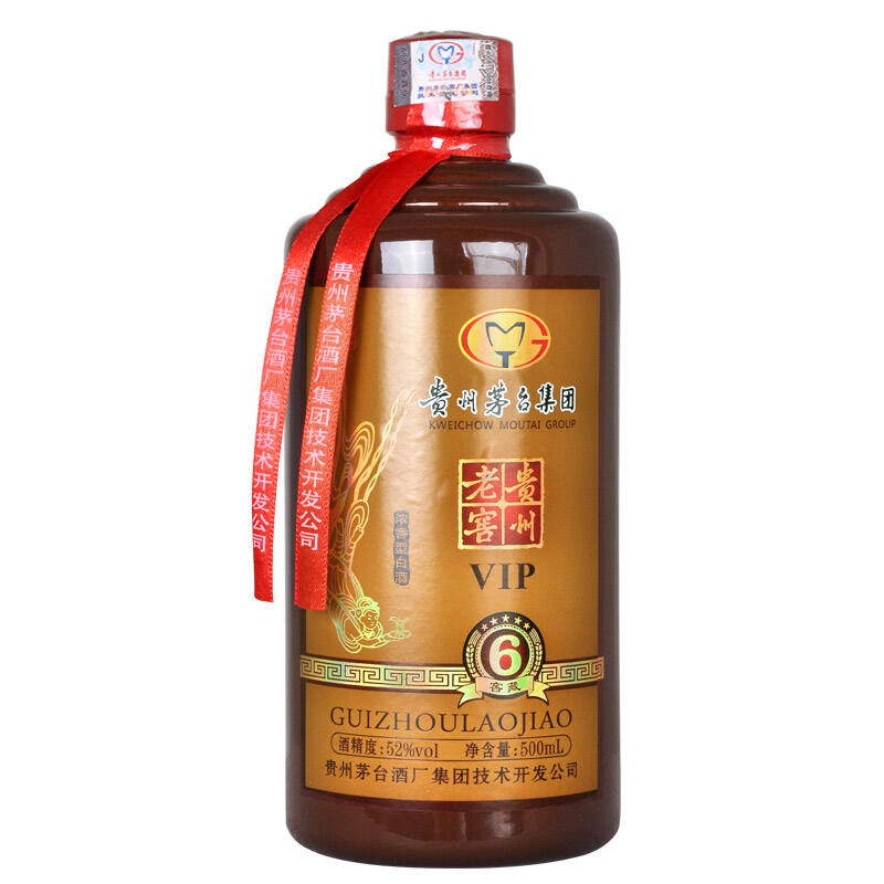 茅台集团 贵州老窖vip 窖藏 52°500ml*6 (6瓶套装)