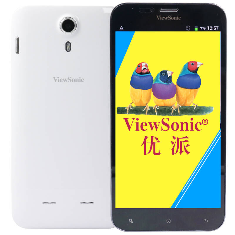 优派(viewsonic 6hd 智能手机 联通3g 双卡双待 白色