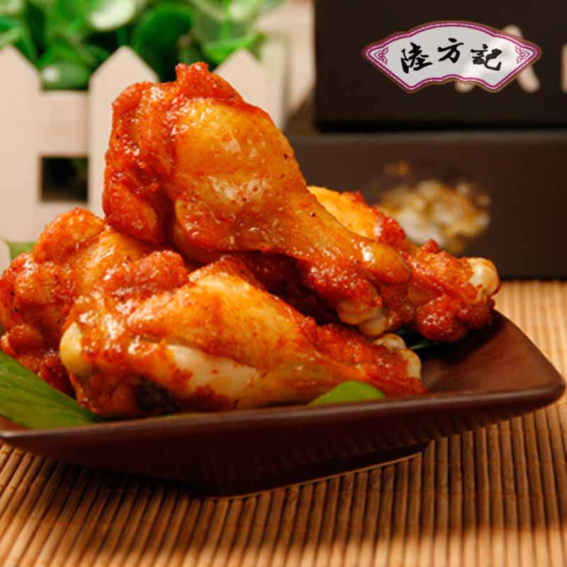 陆方记 新奥尔良风味烧烤味小鸡腿真空独立小包装 休闲鸡肉零食特产