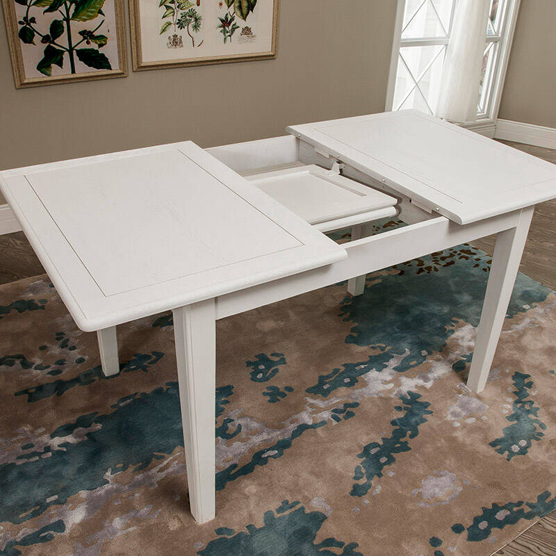 青岛一木 全实木餐桌椅组合 折叠餐桌 可伸缩餐桌 小户型橡木餐桌