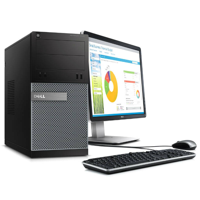 戴尔(dell)3020mt 商用pc台式电脑主机 i5-4590/4g/500g/dvdrw/1g s
