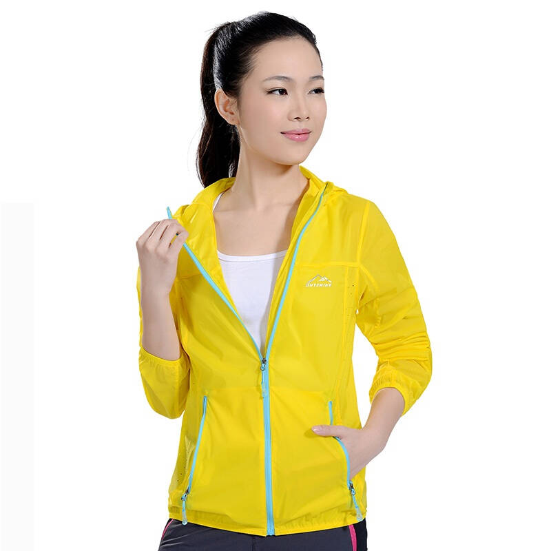 outshine 户外皮肤衣男女夏季时尚超轻薄防晒速干衣防晒运动皮肤风衣