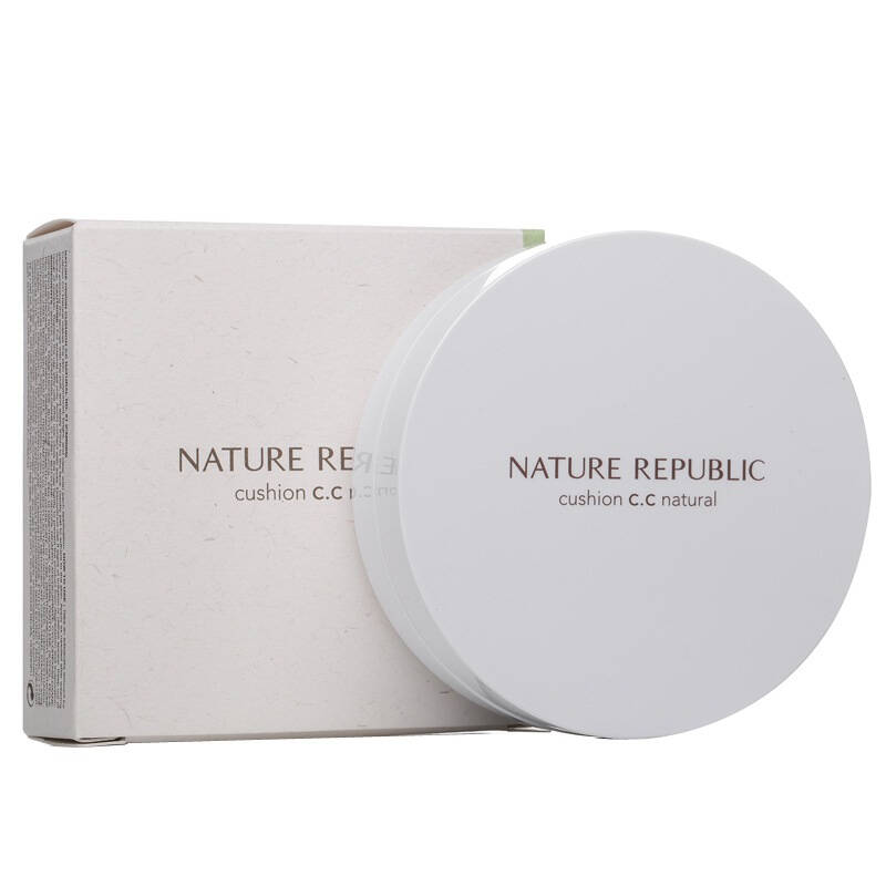 nature republic纳益其尔 自然裸妆气垫栖栖霜 13号 象牙白10g