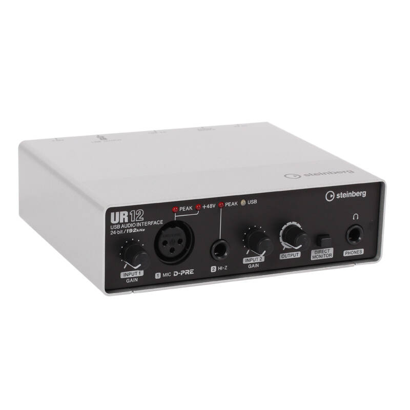 yamaha雅马哈ur12 便携式 音频接口 usb录音声卡 usb独立外置声卡