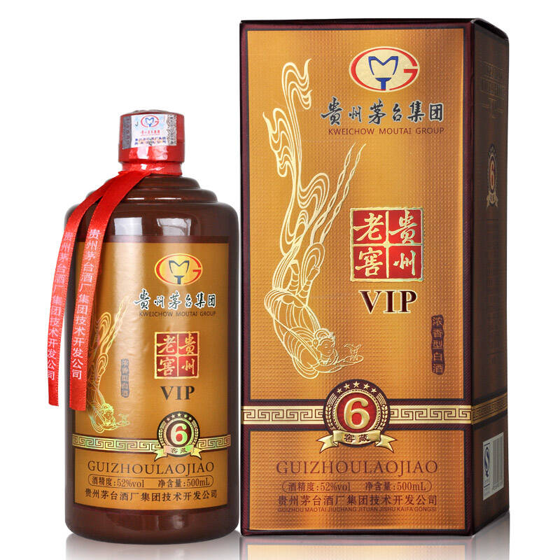 茅台集团 贵州老窖vip 窖藏 52°500ml*6(6瓶套装)