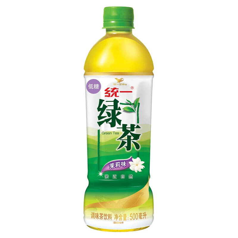 统一 绿茶 500ml*15瓶 茶饮料 整箱装