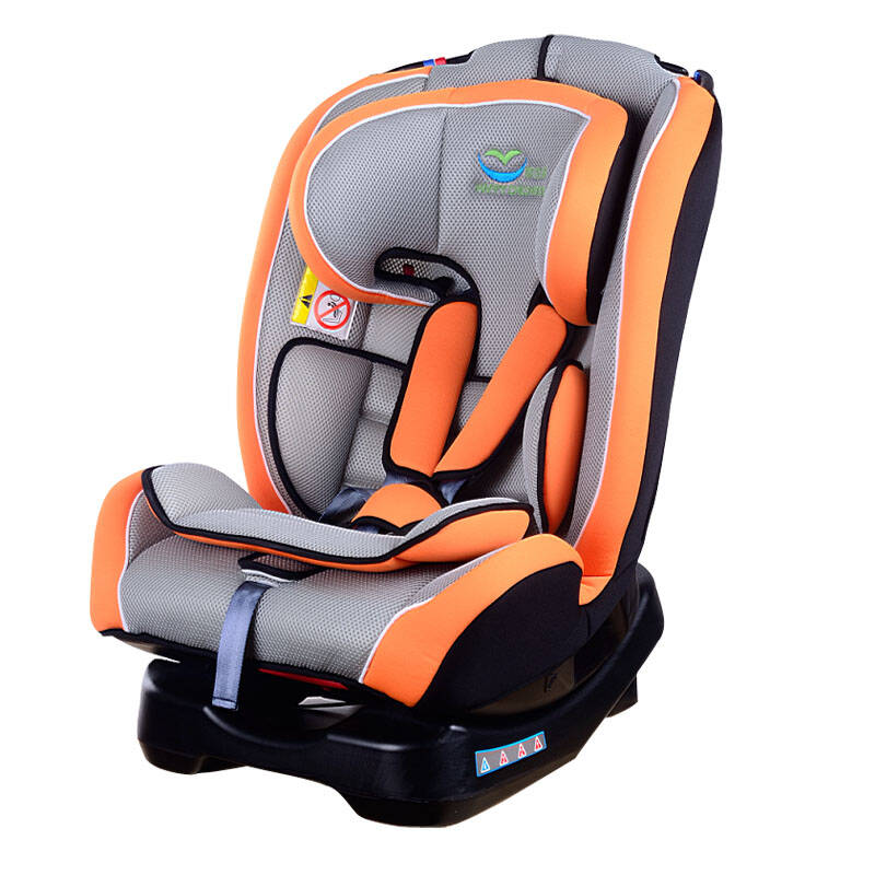 爱宝路汽车儿童安全座椅可坐可躺双向安装可配isofix连接带 0-6岁头护