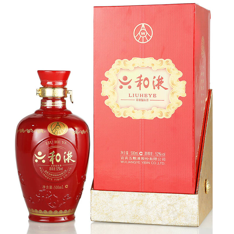 五粮液 六和液 普通装 52度 500ml