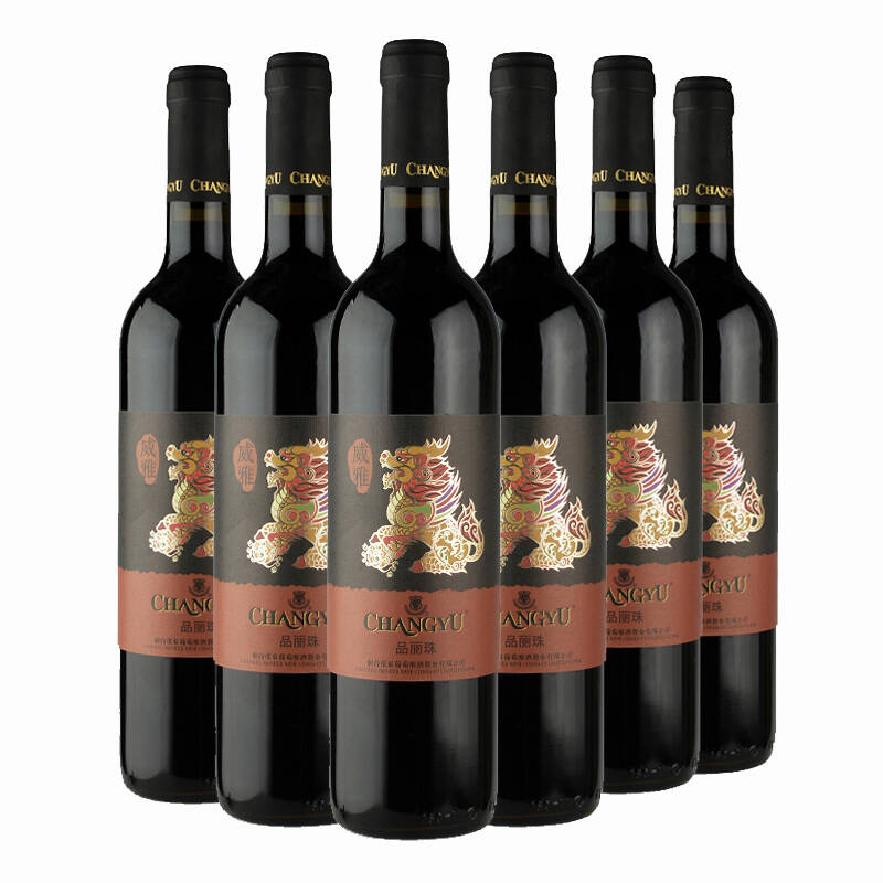 【张裕旗舰店】张裕威雅品丽珠干红葡萄酒750ml*6 整箱特惠 张裕红酒