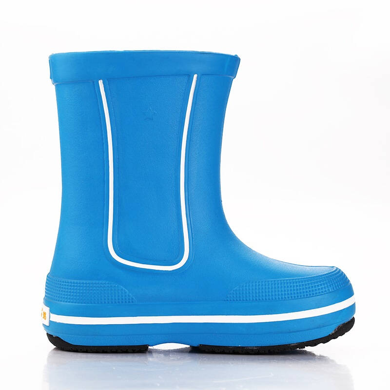 雨鞋雨靴男保暖男童女童水鞋婴童雨鞋防滑可爱小孩雨鞋 r5天蓝色32码
