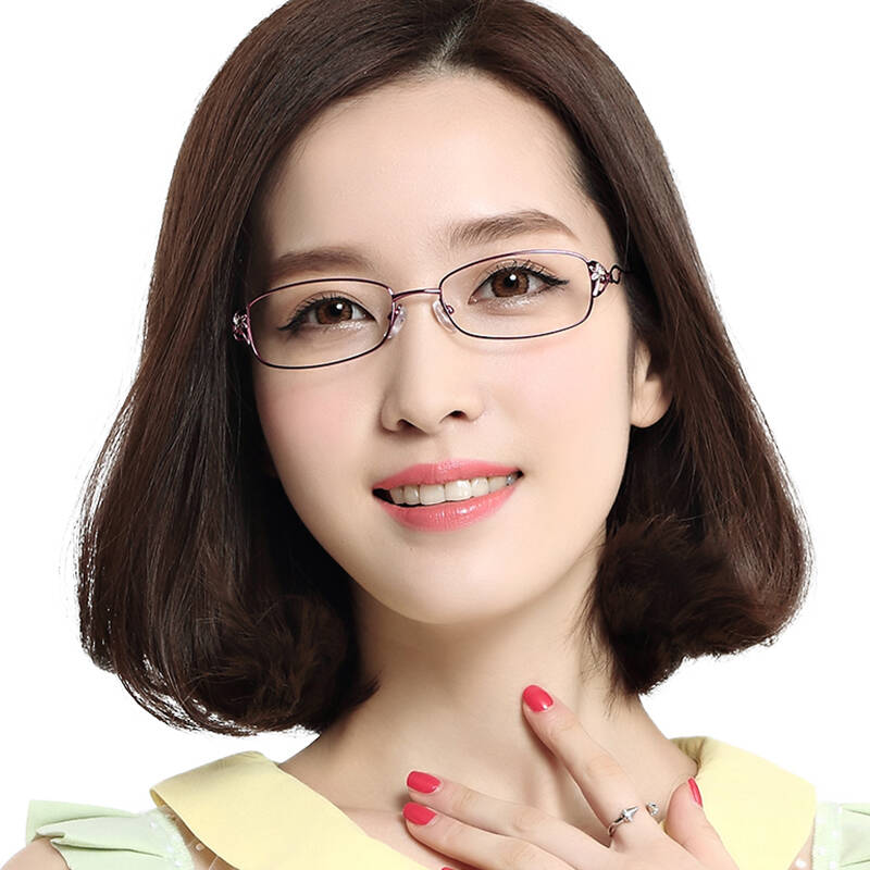 眼镜框 女近视眼睛女款眼镜架配眼镜 复古全框韩版大脸tr90超轻潮无