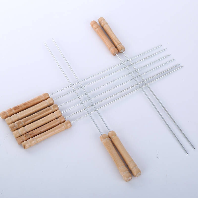 烧烤签子烧烤叉羊肉串钎子木把烤签烤钎烧烤工具用品