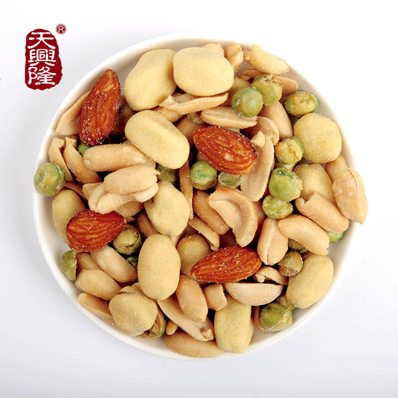 天兴隆豆果子什锦果仁208gx2罐休闲办公室零食品综合混合坚果仁特产