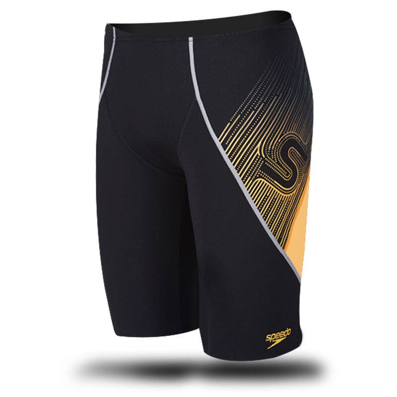 速比涛(speedo)官方旗舰店 男士及膝泳裤 时尚舒适男士泳衣512139 桔