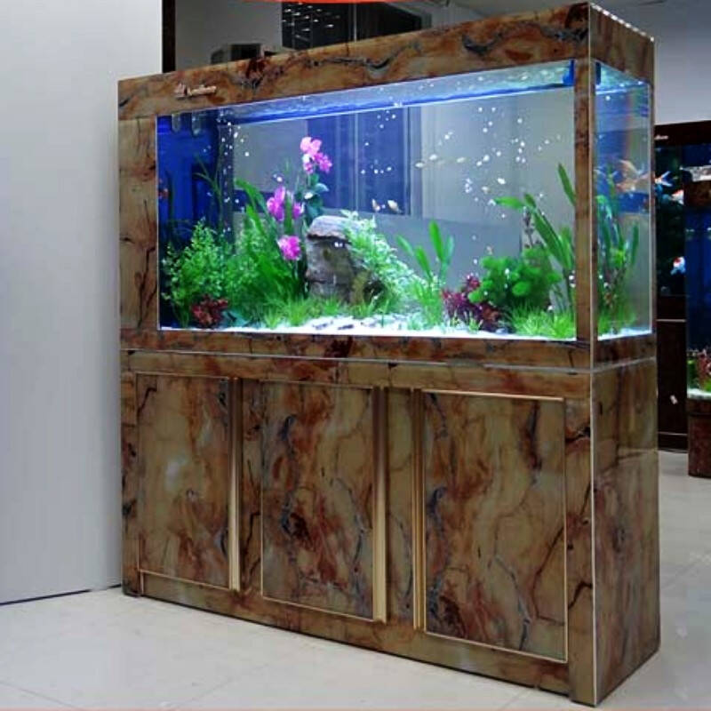 ald双面龙鱼缸底滤生态免换水玻璃方形鱼缸玻璃水族箱养龙鱼缸家庭
