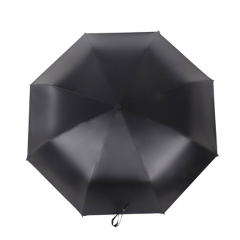 非洲豹晴雨伞 女士三折伞涂层黑胶雨伞防紫外线太阳伞