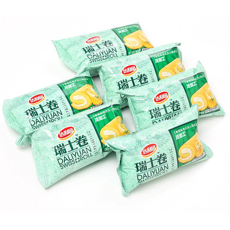 【京东超市】达利园瑞士卷香蕉味10枚200g