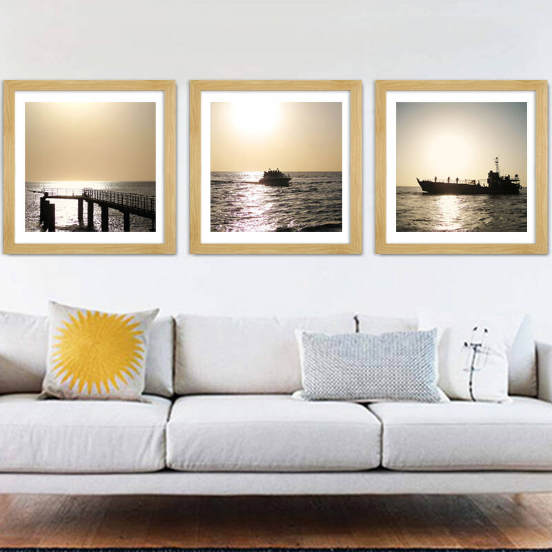 如何把装饰画画在墙上