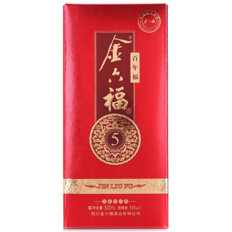 金六福 百年福5年50度 500ml