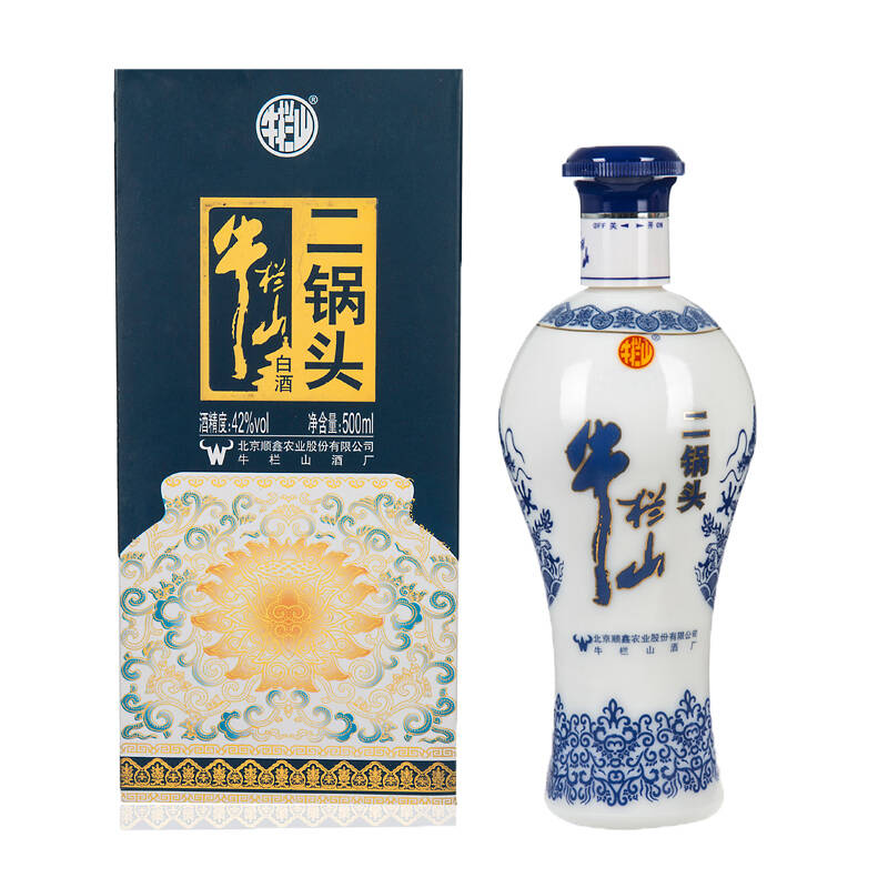 百年牛栏山42度蓝花瓷 500ml