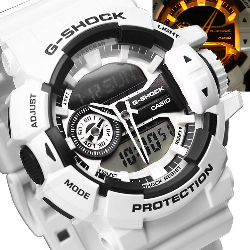 卡西欧(casio)手表 g-shock旋转表冠防水酷炫迷彩男表