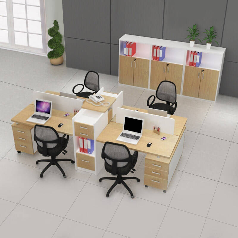 fg办公家具 办公桌 办公桌椅 4人组合办公桌 屏风 隔断工作位 卡位