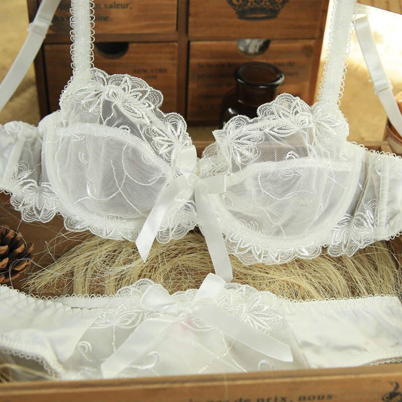 情趣透明v情趣刺绣乳罩文胸内衣蓝色套装胸罩性感内裤故事yn6003超薄胸罩的有蕾丝图片