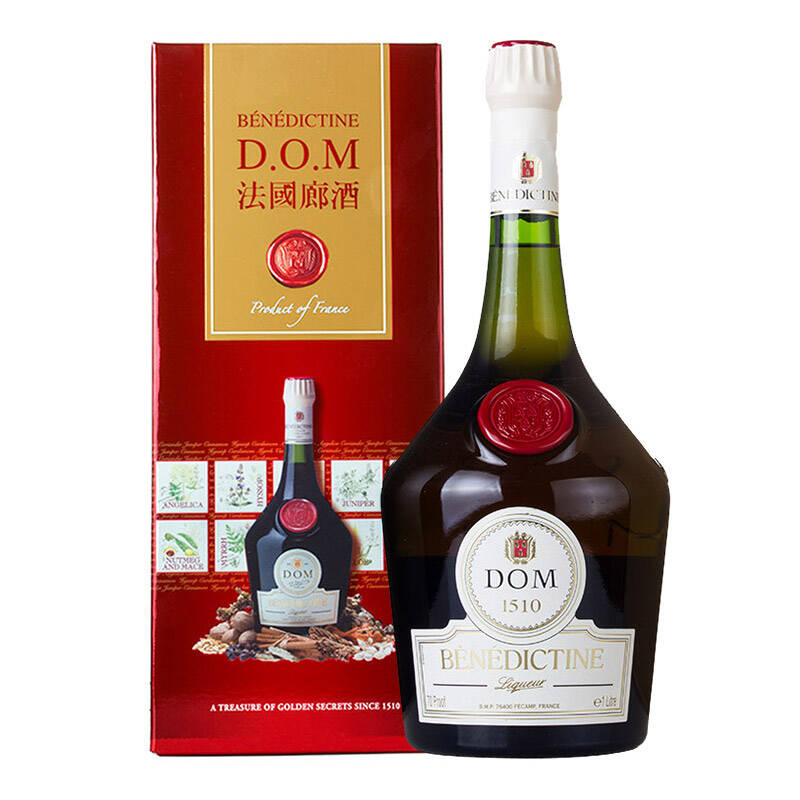 法国廊酒 当酒 力娇酒(有盒) dom benedictine 1l