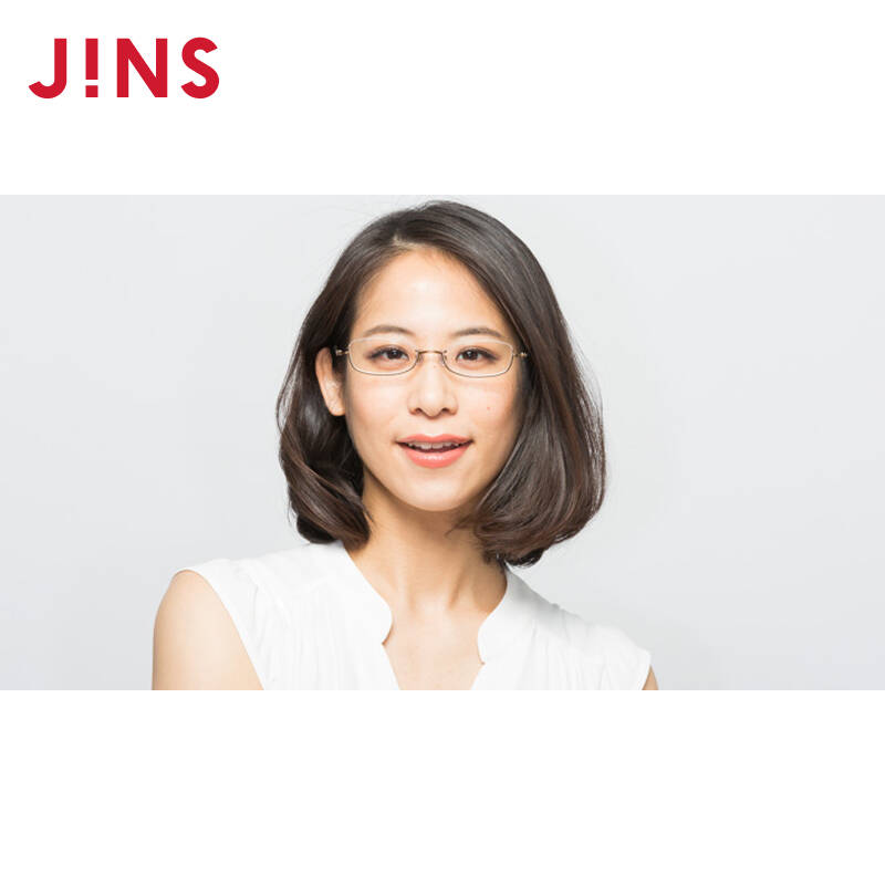 日本JINS近视眼镜PCM超轻金属镜框可加防蓝