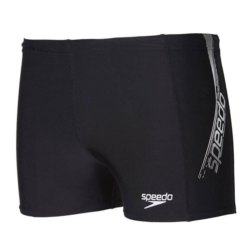 speedo速比涛 男士平角游泳裤 弹力舒适 男泳衣快干抗