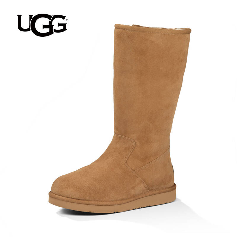 ugg 女士秋冬羊毛内里雪地靴真皮女靴高筒靴冬靴女鞋1005375 che 39