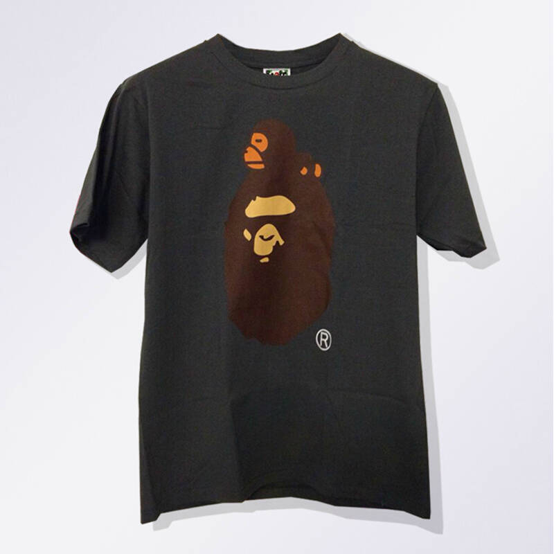 bape milo ape head tee米罗经典猿人t恤日本制 sax l