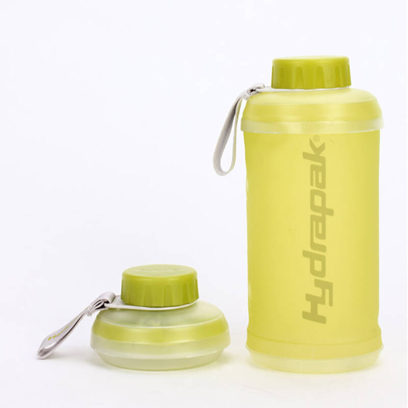 hydrapak stash bottle创意户外骑行可折叠水壶 运动水杯便携水瓶 绿