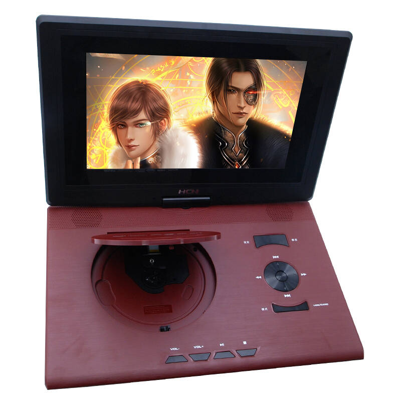 恒晨hcn gt1236 12英寸便携式移动dvd 小电视 vcd/dvd