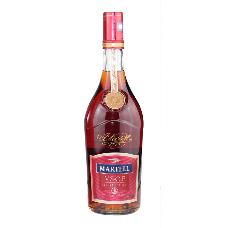 马爹利金牌 马爹利vsop 干邑白兰地 martell白兰地 1000ml