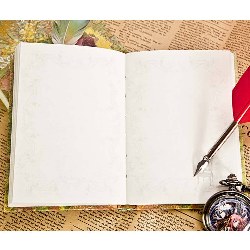 米可兰迪 华丽日记欧式文艺古典日记本笔记本子 复古精装硬面160页