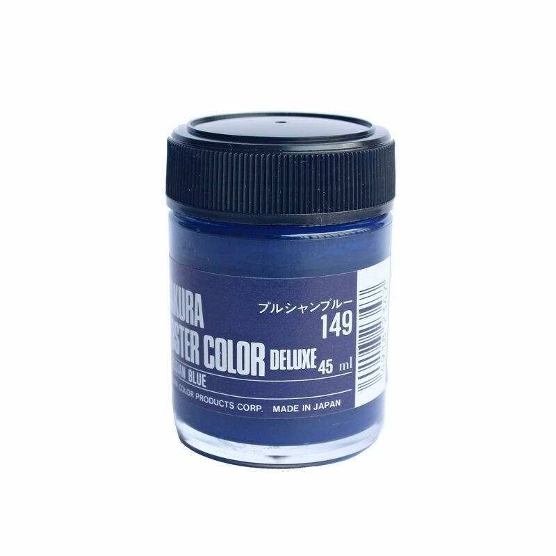 樱花水粉颜料 sakura poster color 广告颜料 考试颜料 45ml 149普蓝